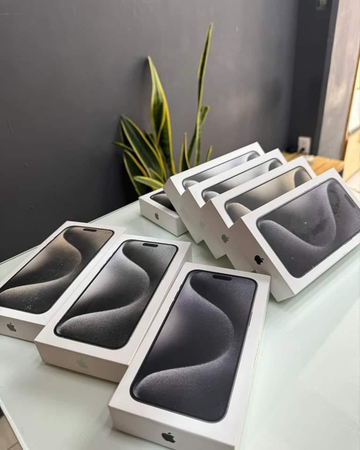 iPhone Pro con caja