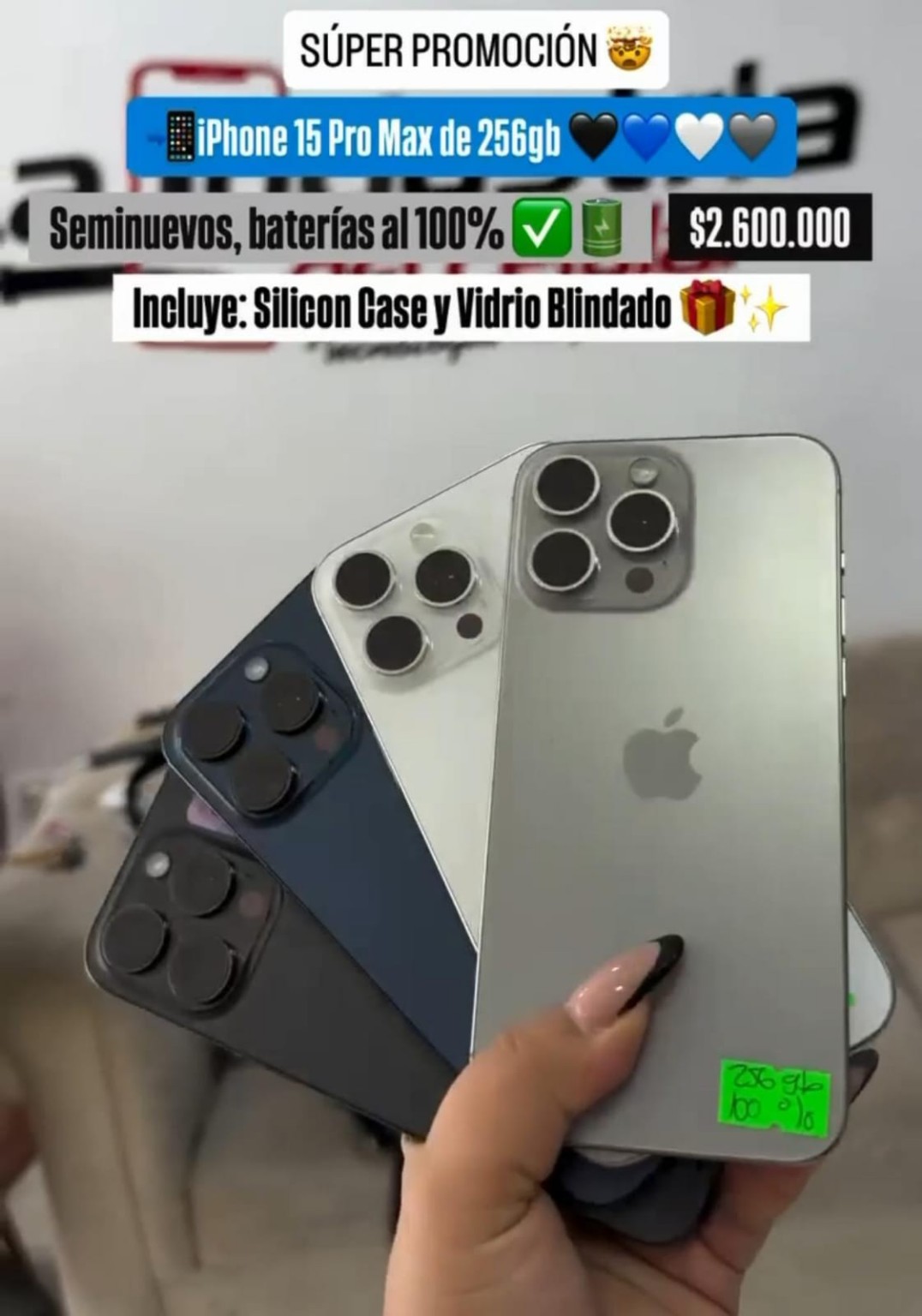 Promoción iPhone 15 Pro Max 256 GB